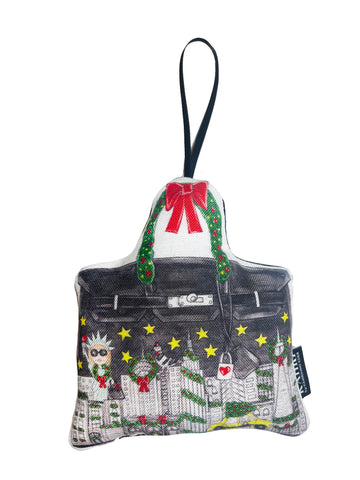 Mini Holiday Birkin Ornament