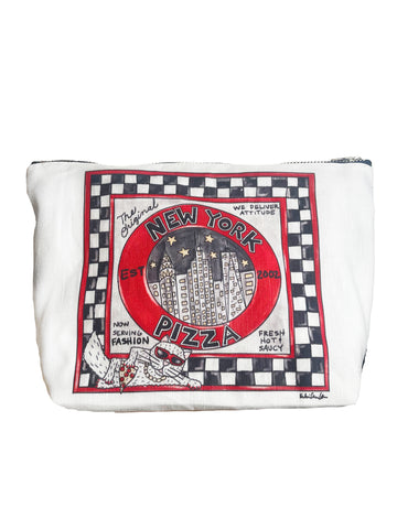 Pizza Box T Bottom Cosmetic Bag