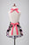 Pink Black Floral Mary Jean Apron