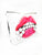 Red Lips T Bottom Cosmetic Bag