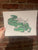 Alligator Glitter Watercolor Painting