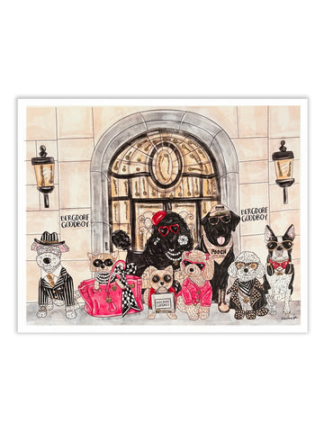 Bergdorf Goodboy Glitter Art Print