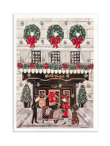 Holiday Carlyle Glitter Card