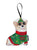 Mini Holiday Corgi Ornament