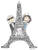 Glitter Eiffel Tower Watercolor Painting