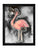 Fancy Flamingo Glitter Watercolor Painting