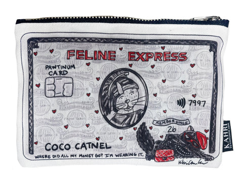 Feline Express Coin Purse