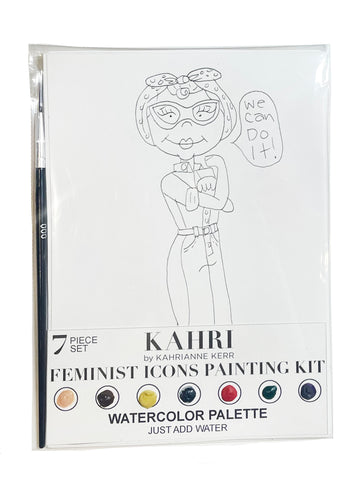 Little Feminist Icons Watercolor Painting Kit