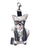 Mini Karl Lagerwoof Doll Bag Charm