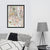 Manhattan Map Anna Glitter Original Watercolor Painting- Collector's Edition