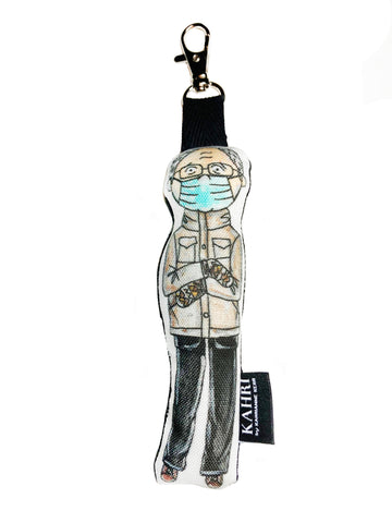 Mini Bernie Mittens Doll Bag Charm