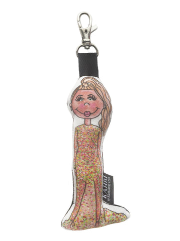 Mini Beyonce Doll Bag Charm