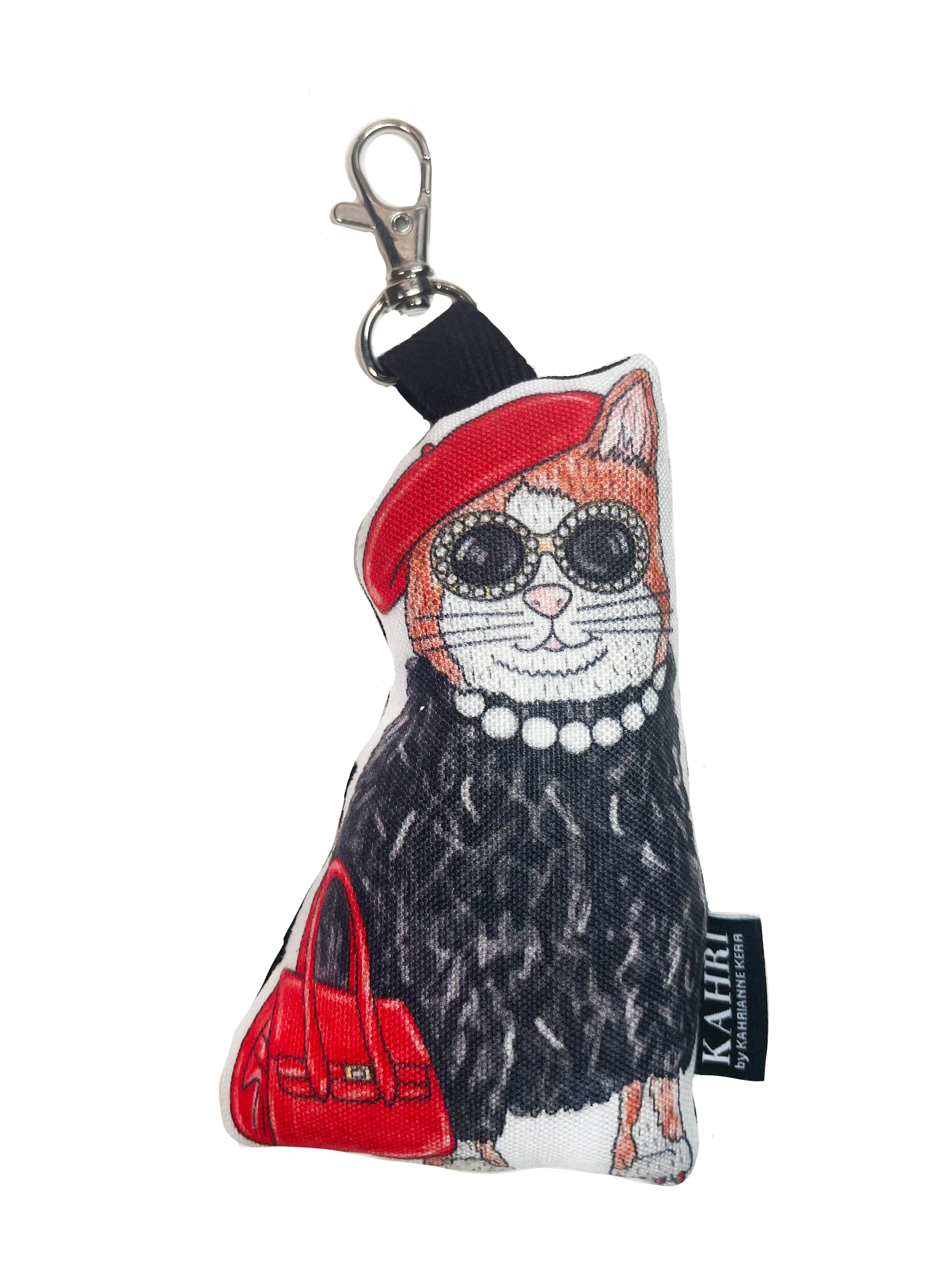 Mini Fancy Cat Bag Charm