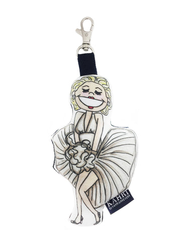 Mini Marilyn Doll Bag Charm
