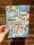 NYC Map Glitter Card