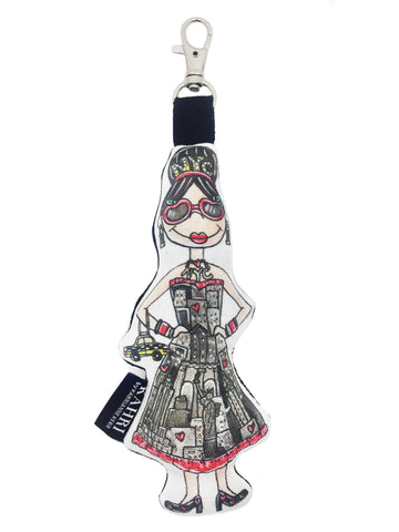 Mini NYC Girl Doll Bag Charm