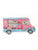 NYC Ice Cream Truck Glitter Watercolor Painting