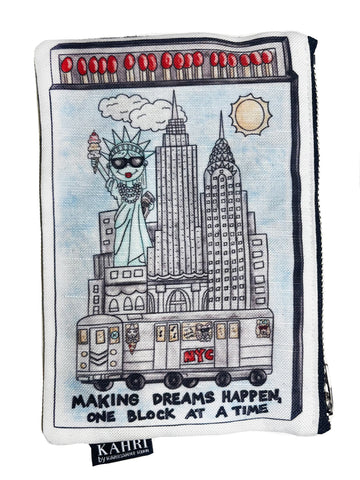 NYC Matchbook Coin Purse