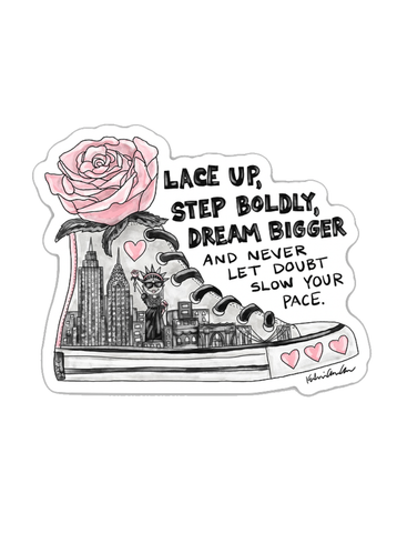 NYC Sneaker Vinyl Sticker