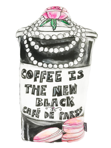 Paris Coffee Pillow