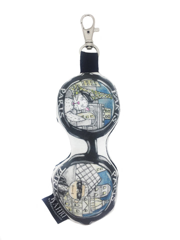 Mini Paris Sunglasses Bag Charm
