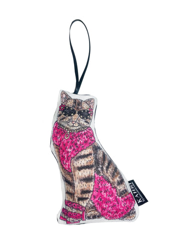 Mini Sexy Cat Ornament