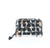 Leopard Studded Canvas Small Zip Wallet