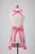 Pink Bloom Dots Allie Apron