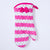 Pink Stripes Gold Dots Oven Mitt