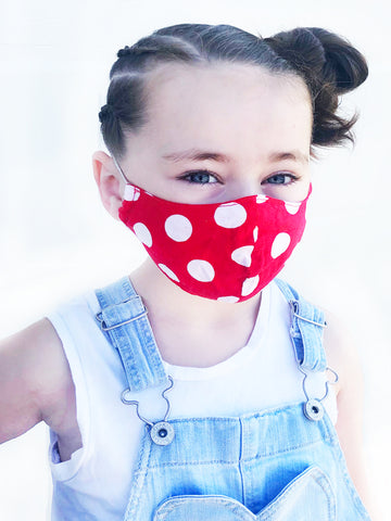 Rosie the Riveter Kids Face Mask with Filter Pocket
