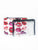 Lips Saffiano 3 Piece Brush Holder Cosmetic Bag