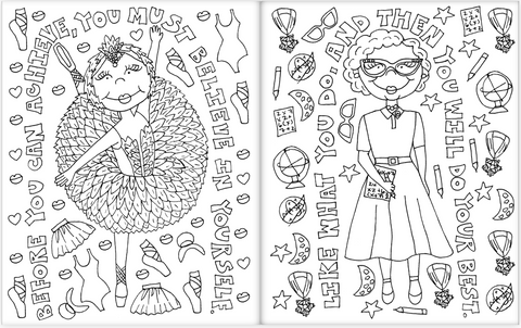 Little Black History Icons Coloring Book – Kahri by KahriAnne Kerr