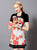 Red Roses Polka Dots Allie Apron