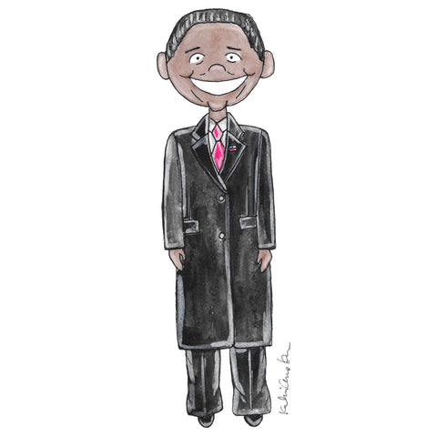 Little Obama Illustration