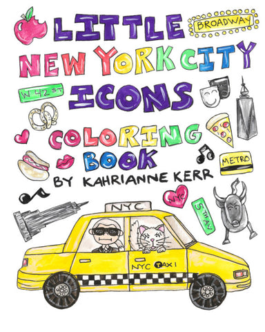Little New York City Icons Coloring Book