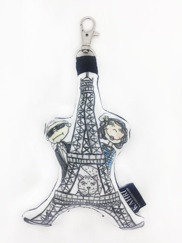 Mini Eiffel Tower Bag Charm