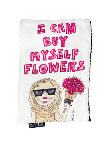 Flowers Quote Coin Purse