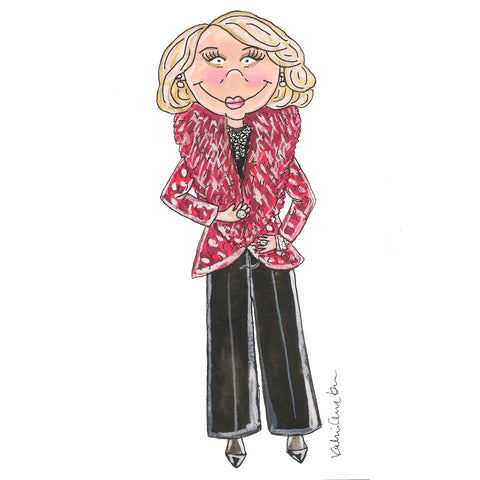 Little Joan Rivers Illustration