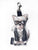 Mini Karl Lagerwoof Doll Bag Charm