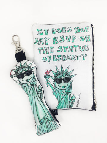 Liberty Quote Coin Purse Kahri by KahriAnne Kerr