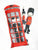 London Phone Booth Pillow