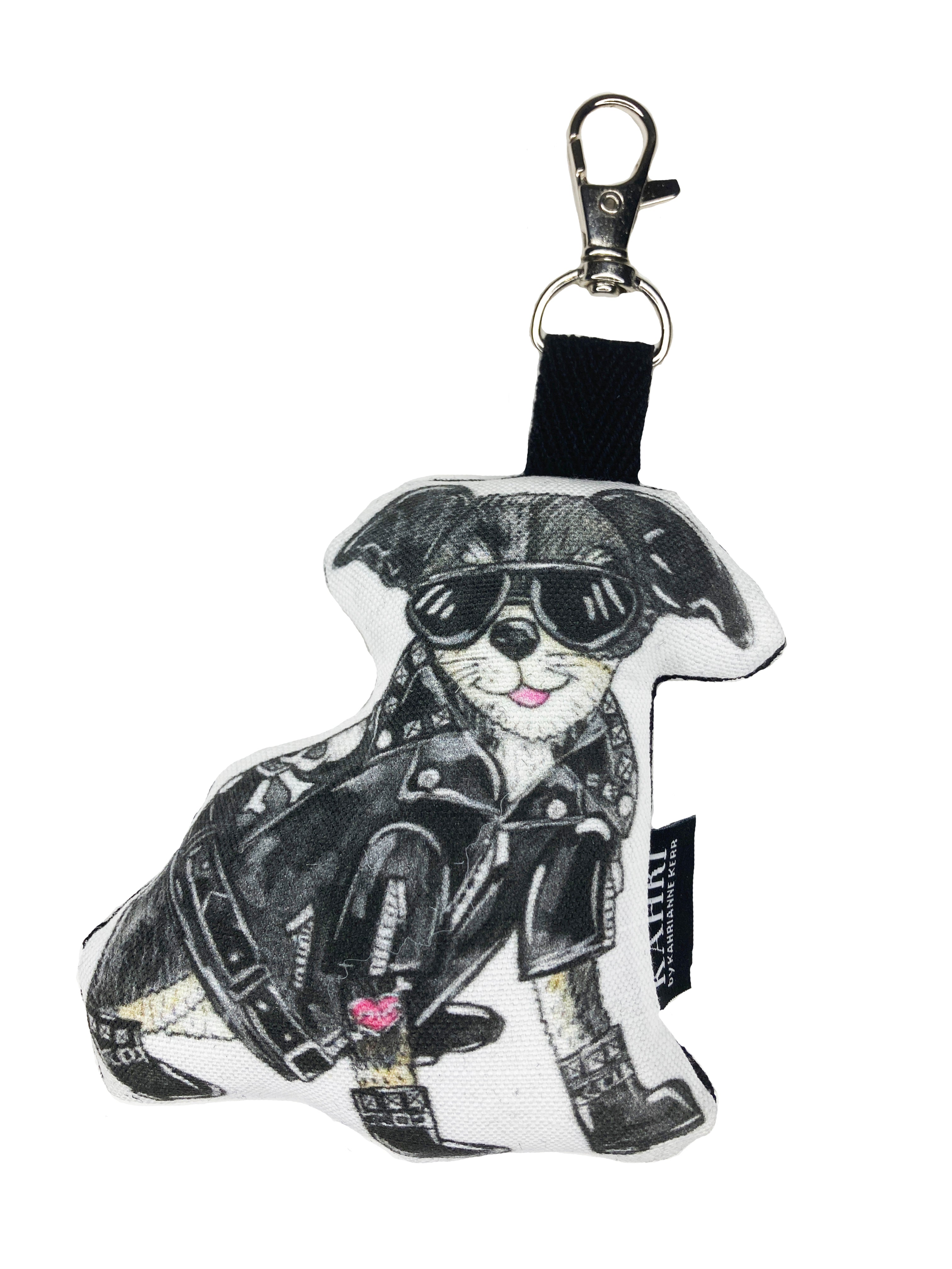 Mini Biker Dog Bag Charm – Kahri by KahriAnne Kerr