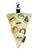 Mini Fashion Pizza Bag Charm