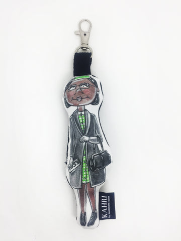 Mini Rosa Parks Doll Bag Charm