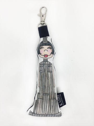 Mini Miss Empire State Building Doll Bag Charm
