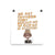 Little Maya Angelou Quote Art Print
