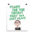 Little RBG Quote Art Print