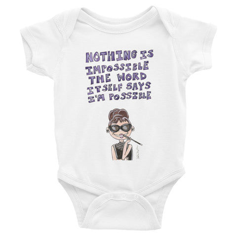 Audrey Quote Infant Bodysuit