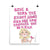 Little Marilyn Quote Art Print