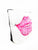 Pink Lips T Bottom Cosmetic Bag